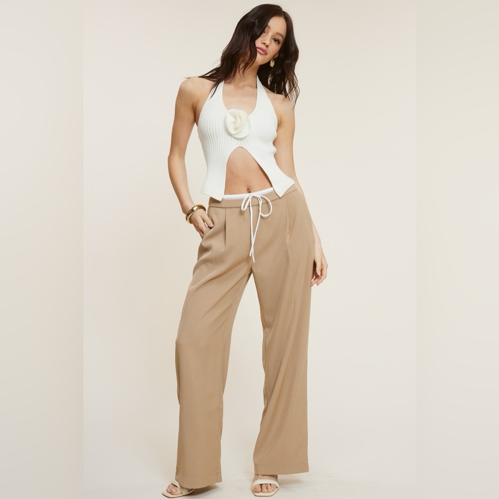 Desire Trousers in Beige